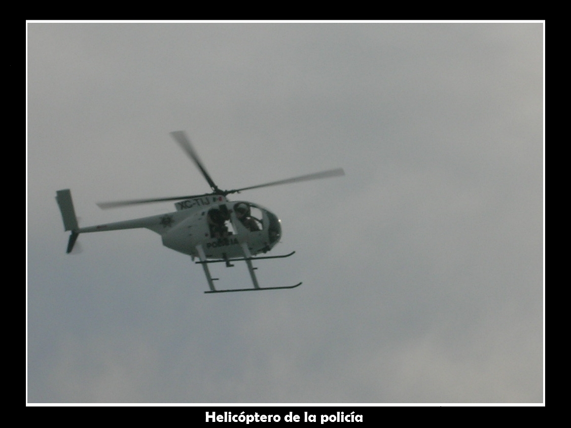 Helicoptero de policia