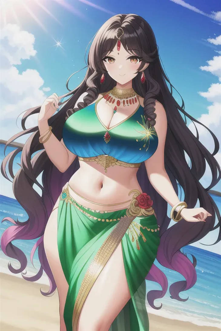 Anime Belly Dancer by EpicDigitalArtStudio on DeviantArt