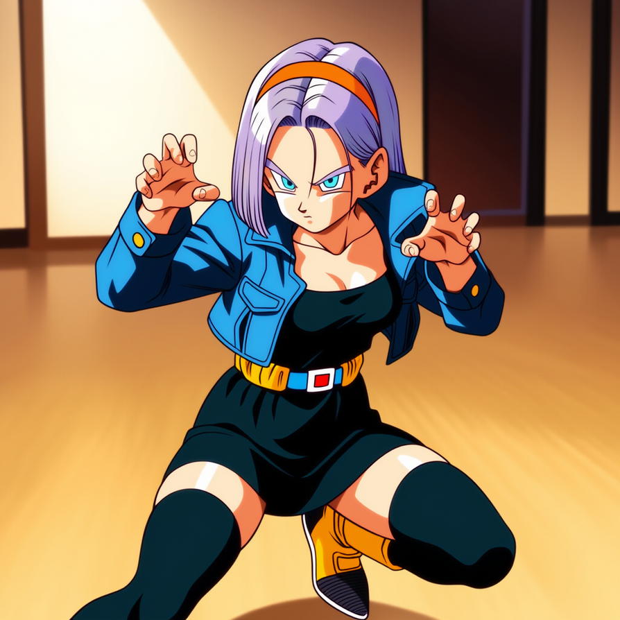 Princess Trunks don't play along with her by selvokaz on DeviantArt