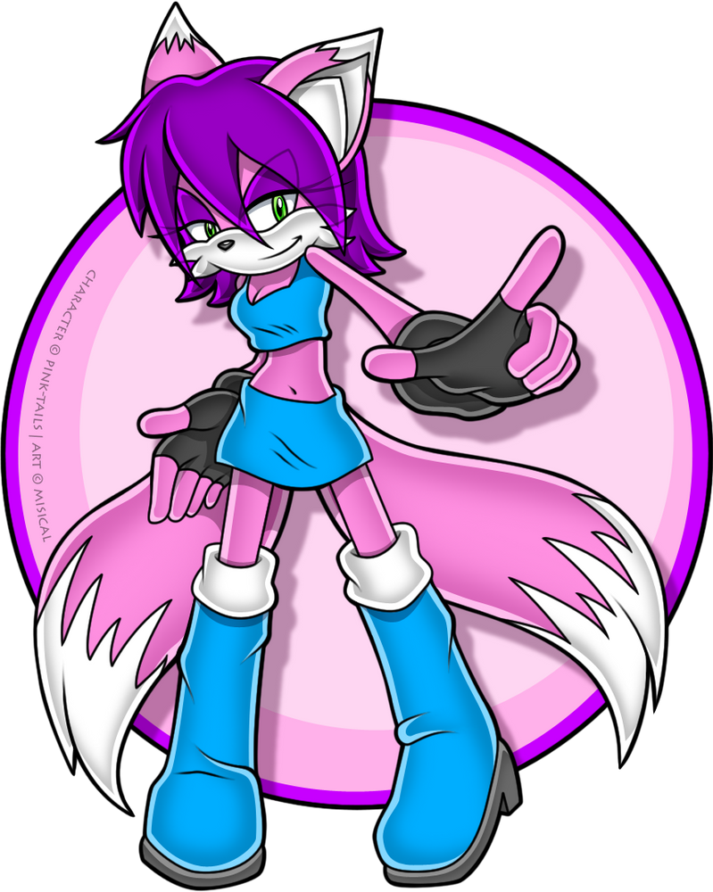 Pink the Fox by Misical on DeviantArt