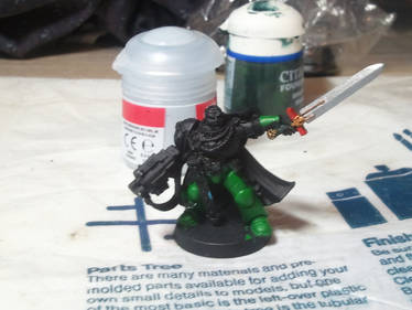 Salamander Captain in Progress