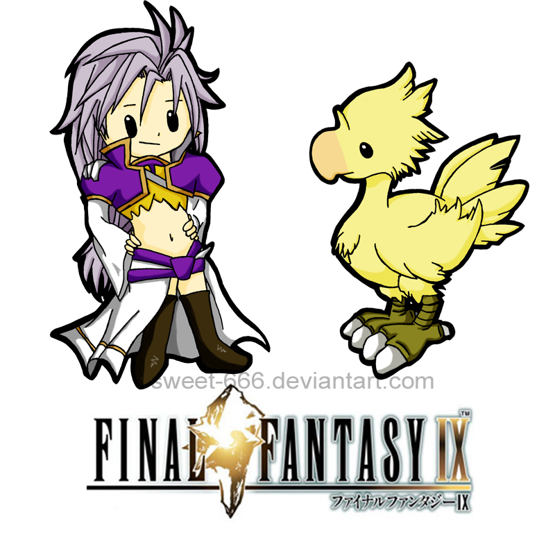 Kuja and Chocobo