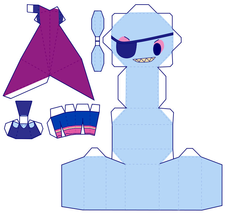 Papercraft Undyne by Poppy-Van-Doodles on DeviantArt