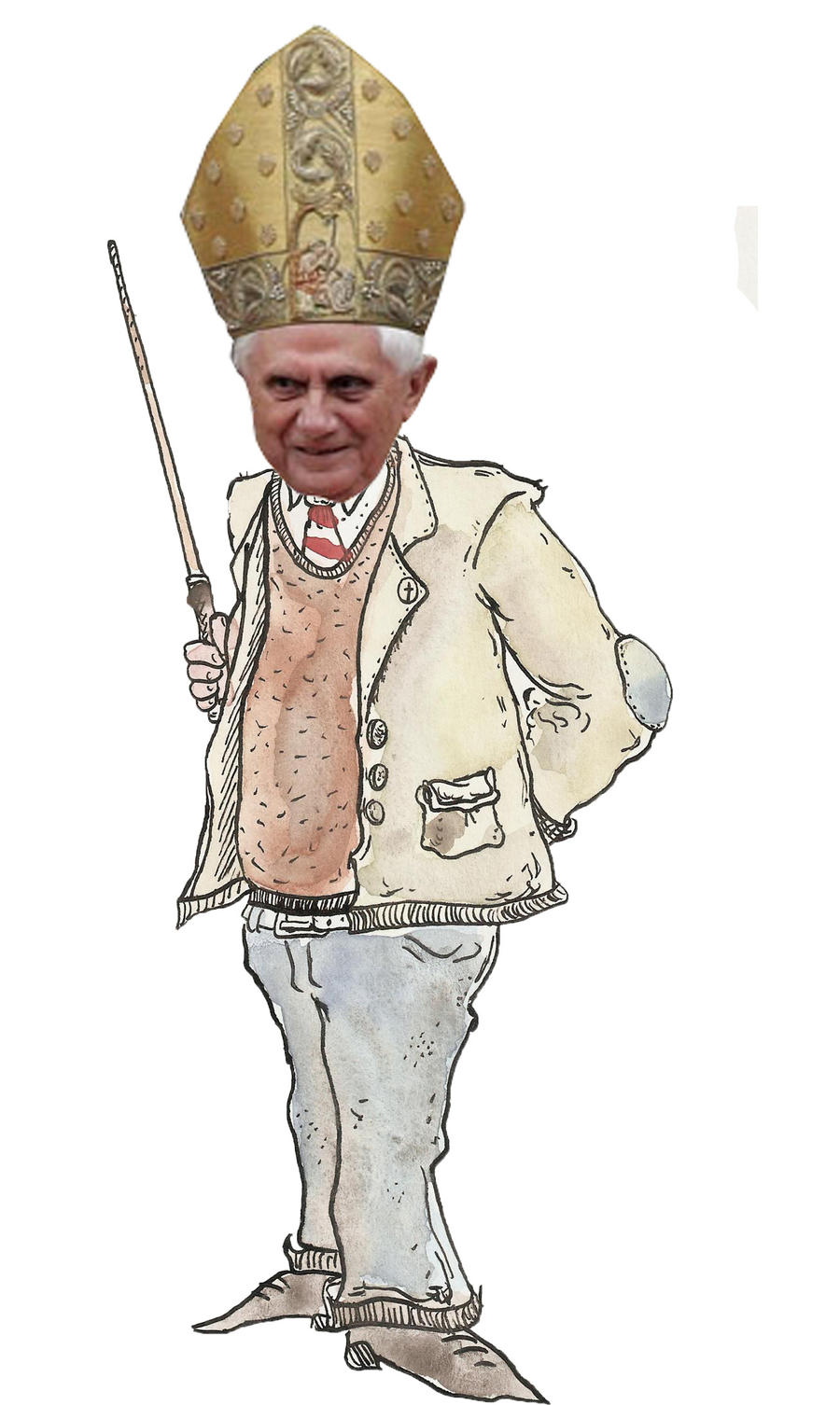 Pope Benedict XVI, leave us kids alone