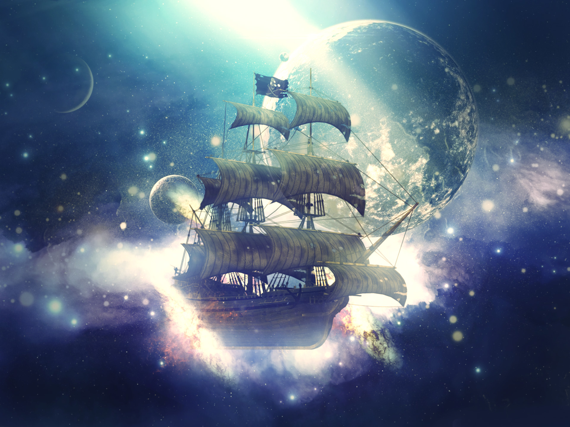 Photomanipulation Space Pirates