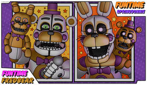 Funtime Fredbear And Springbonnie comic version