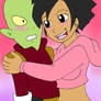 Futurama Kif and Amy