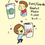 Chris Colfer and Diet Coke