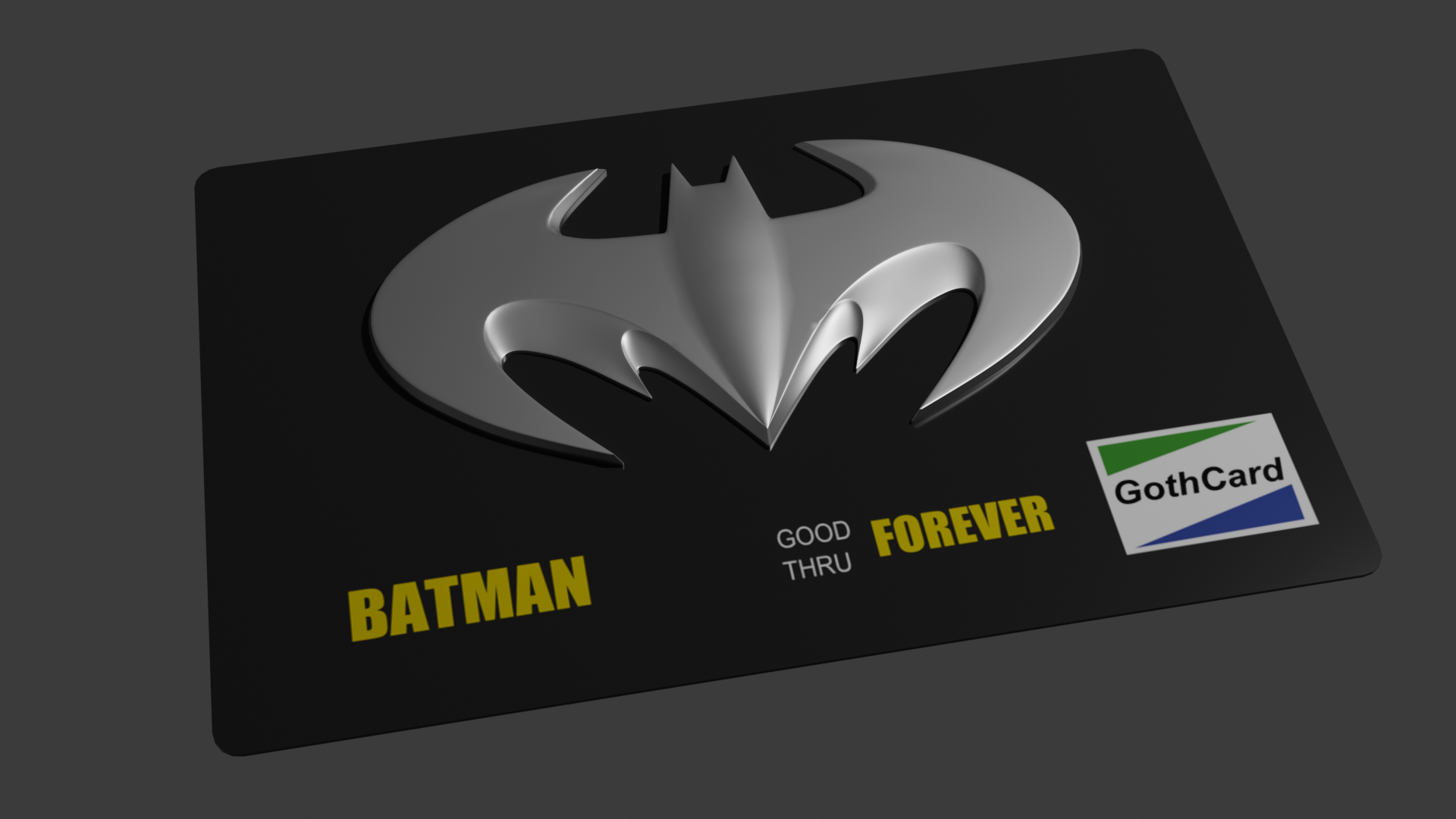 Bat Credit Card|Batman and Robin (1997) by sonic4380 on DeviantArt