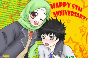 Contest Entry: Muslim-Manga 5th Anniversary by Zhar-nee