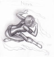 Nova (pencil drawing)