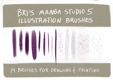Brushes - Manga Studio 5 / Clip Studio Paint