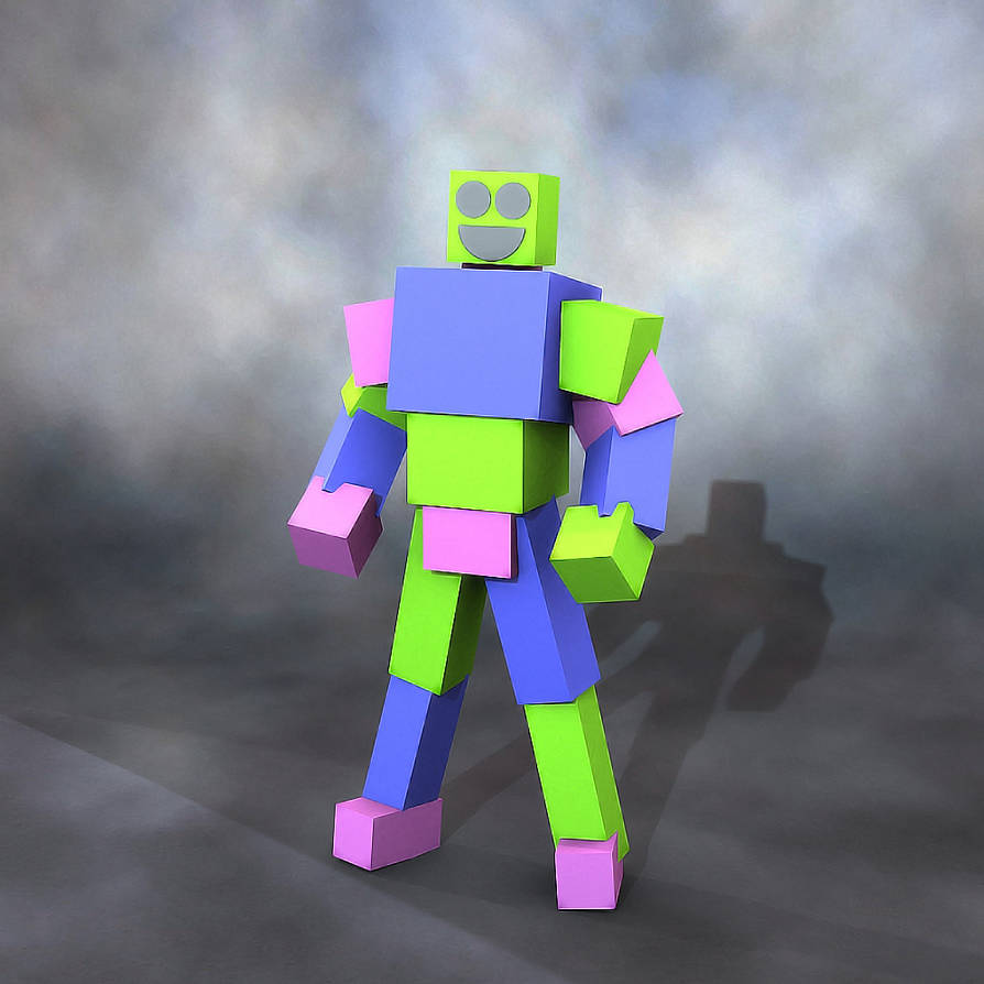 Blocky Rbrain Basic Blocky by revpeng on DeviantArt