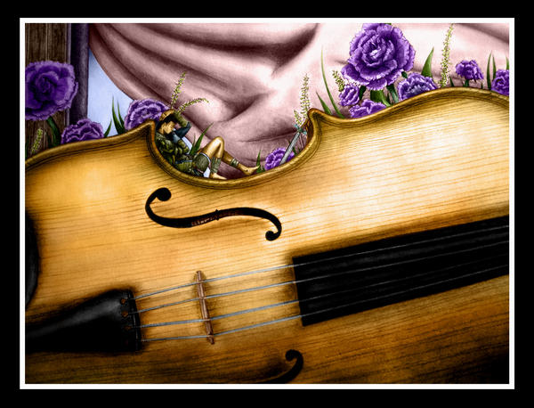 Durmiendo sobre mi Violin-clor