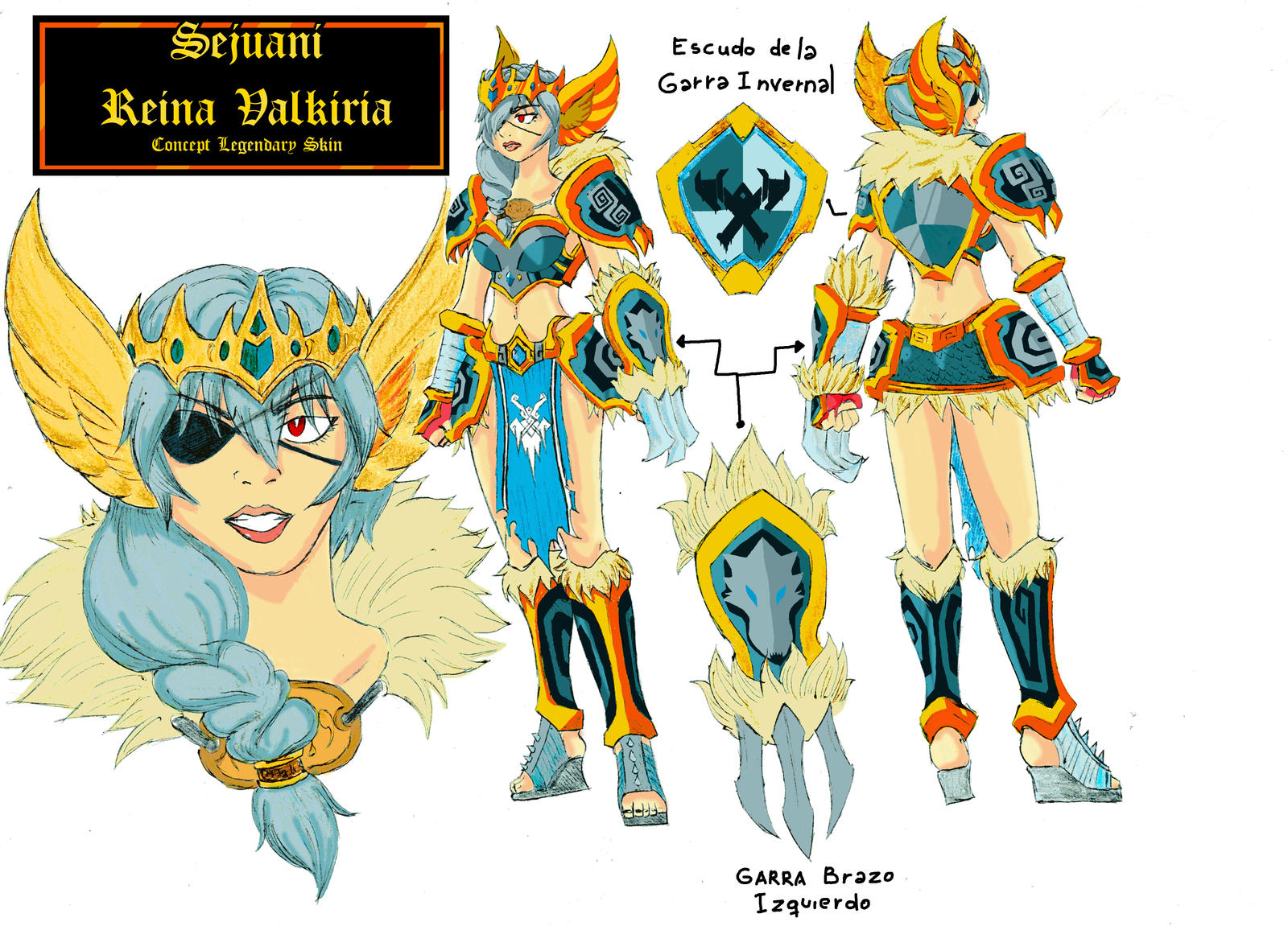 Sejuani Reina Valkiria (Concep Skin Legendary)