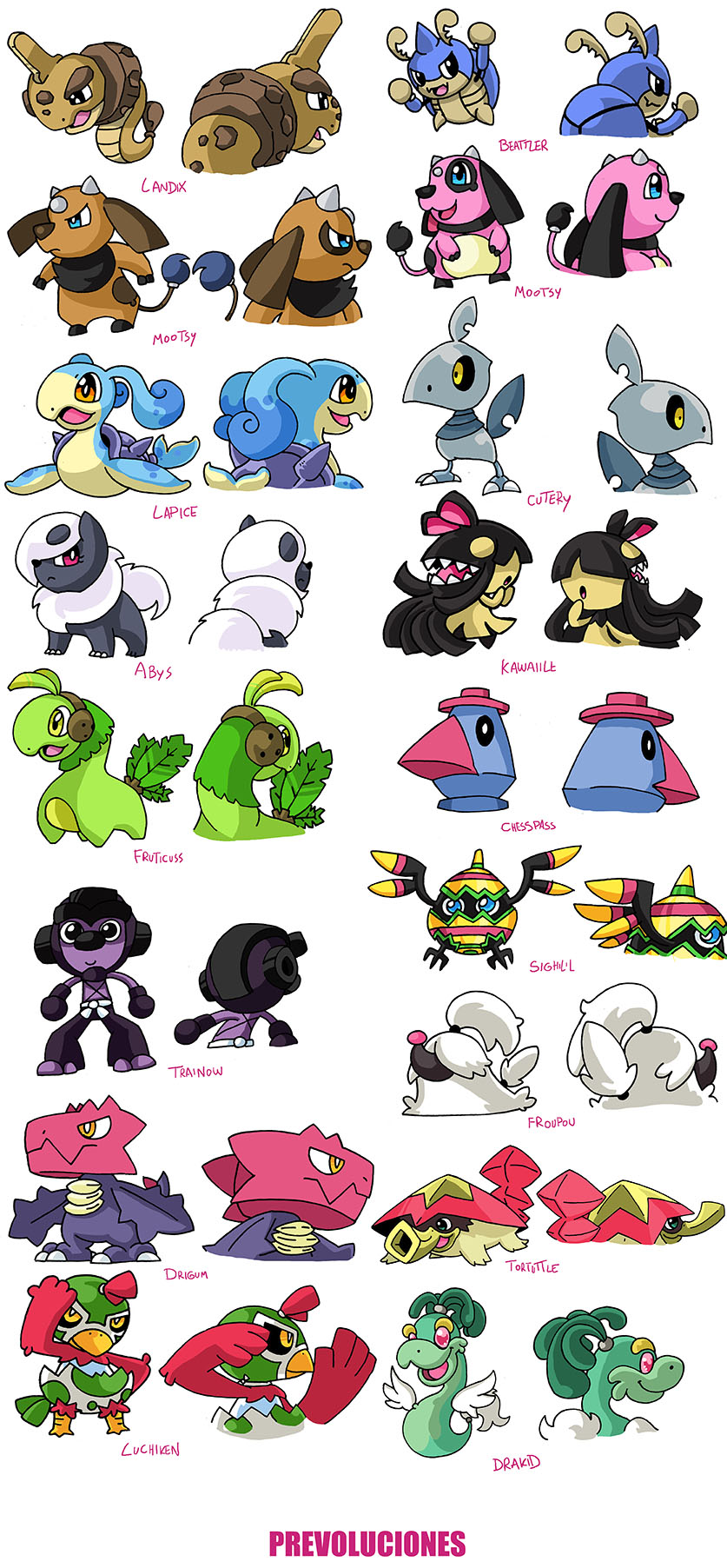 FAKEMON (Prevoluciones)