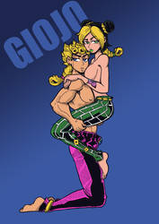 Giorno X Jolyne (jojo bizarre)