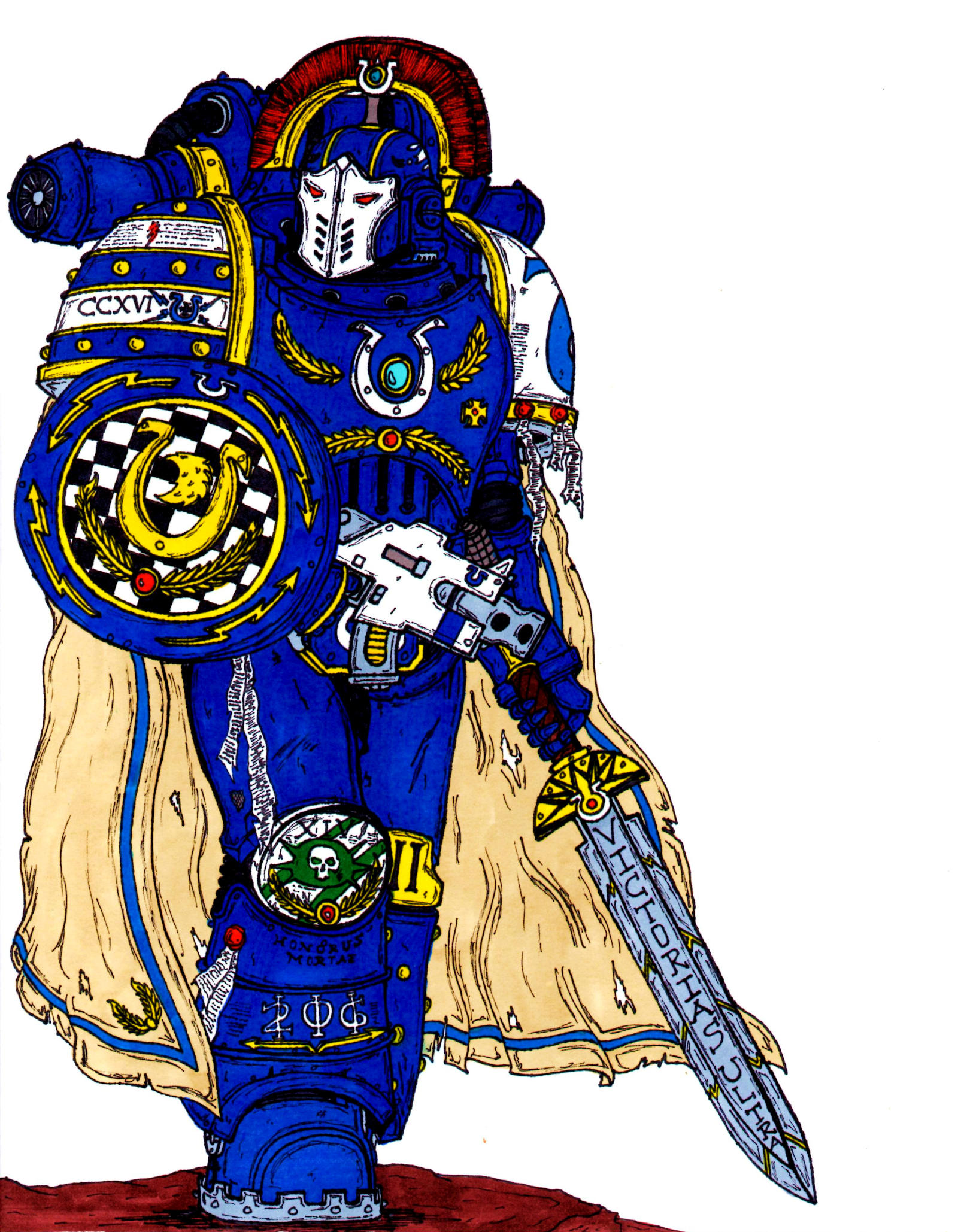 Line Captain, 206th Company Ultramarines