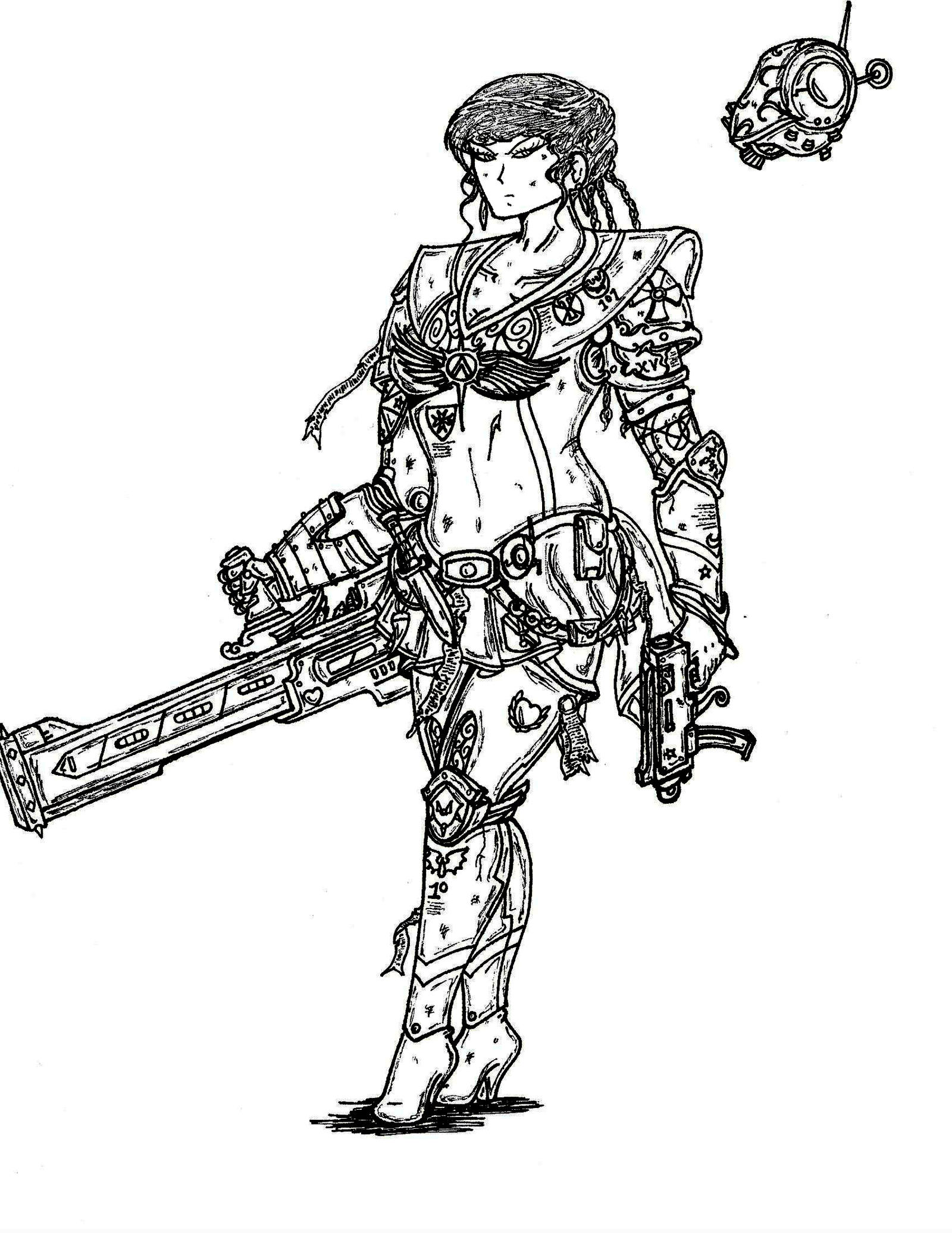 Veteran Senshi- weapon specialist.