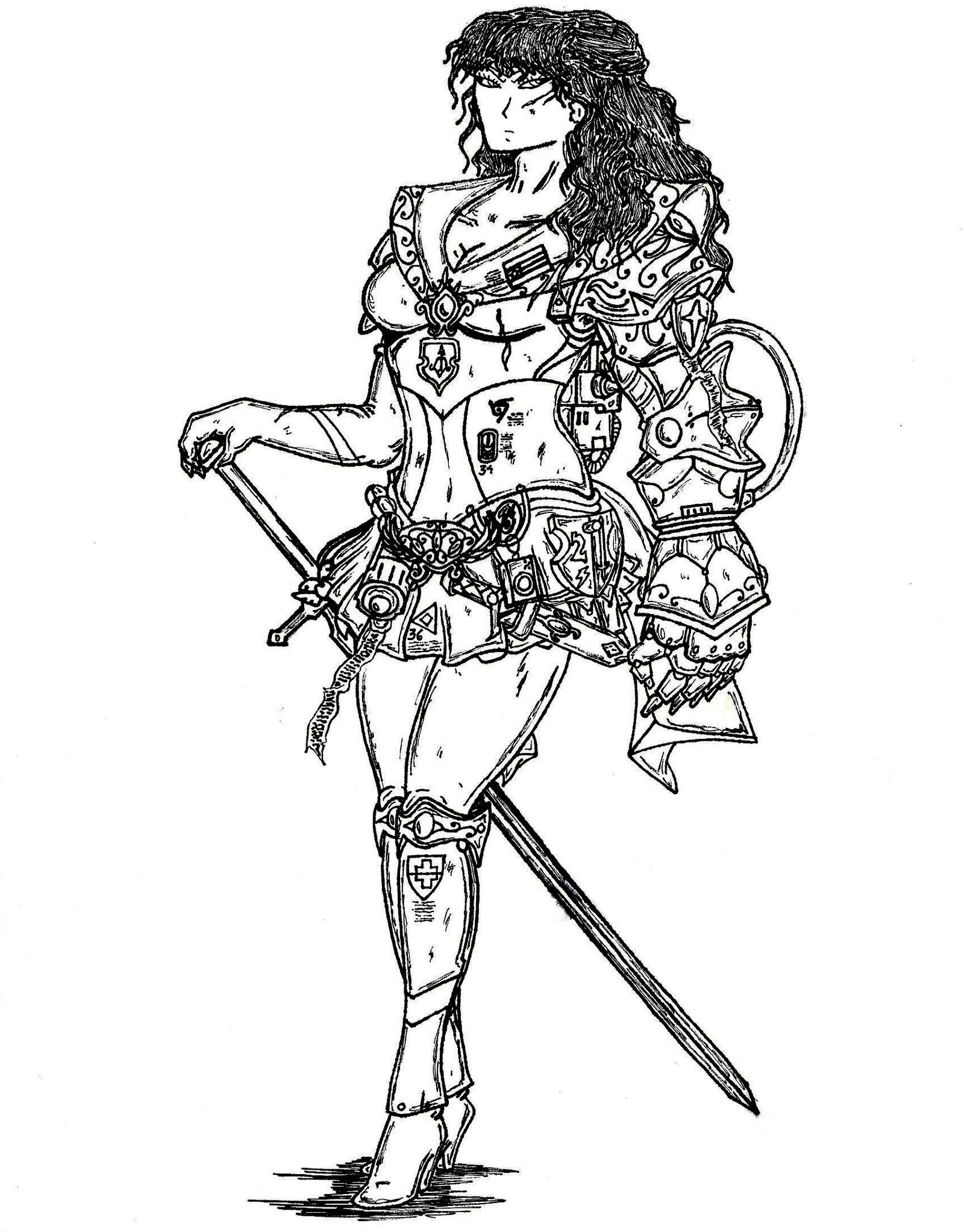 Veteran Senshi- Swordmaster.