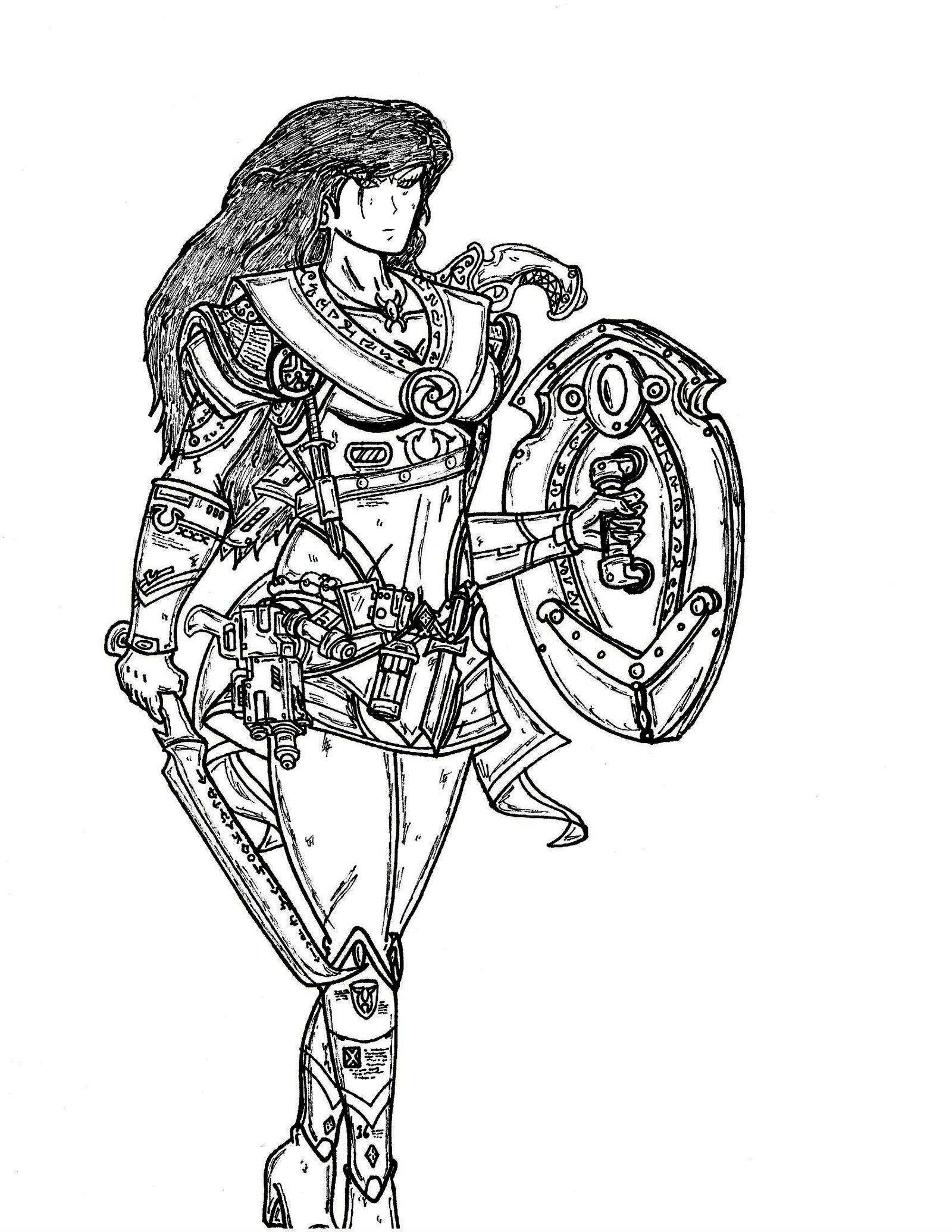 Veteran Senshi- Line Soldier.