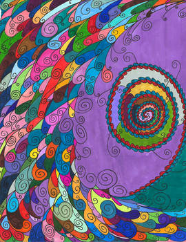 Colorful swirls