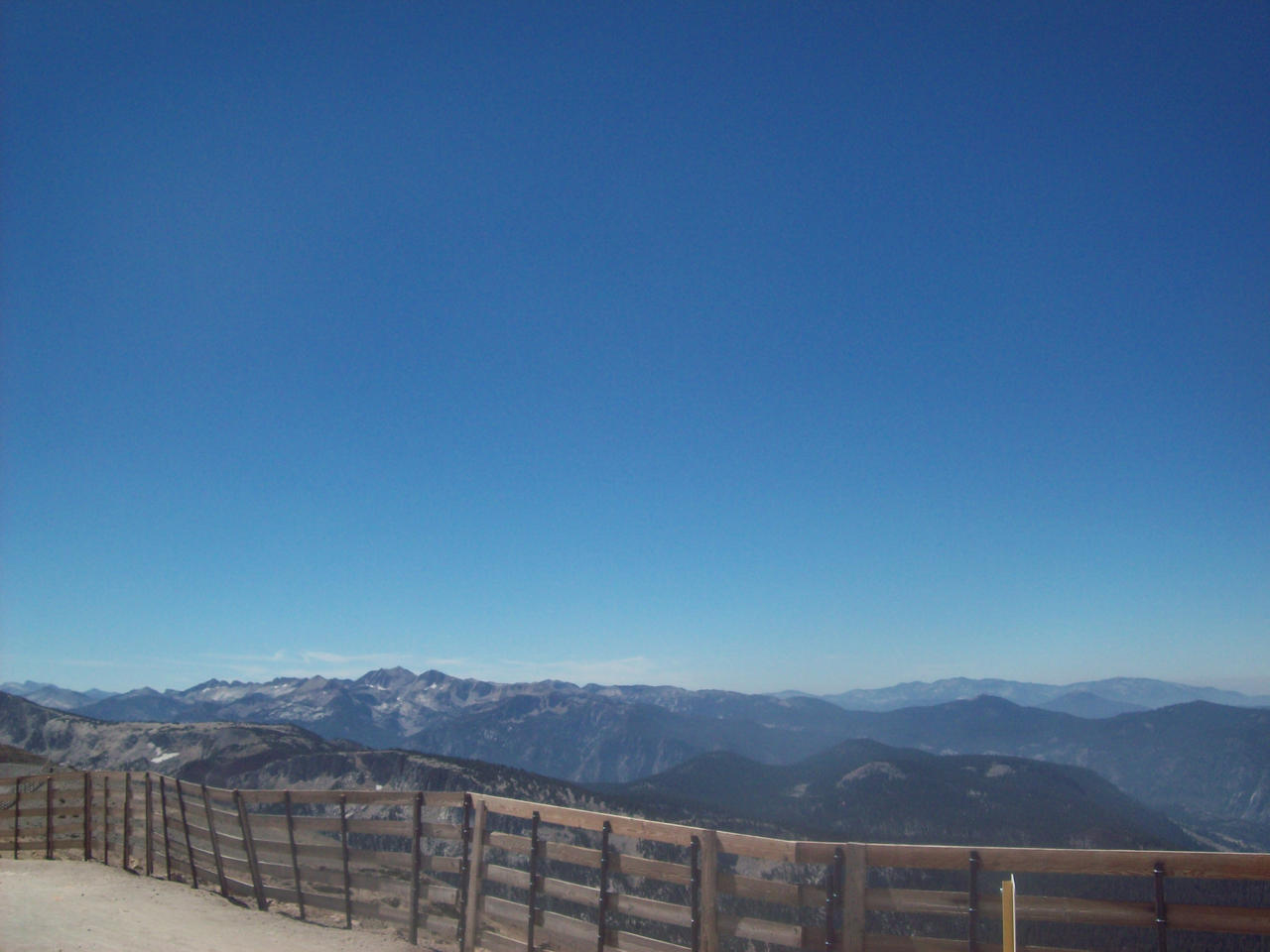The western view of the summit.