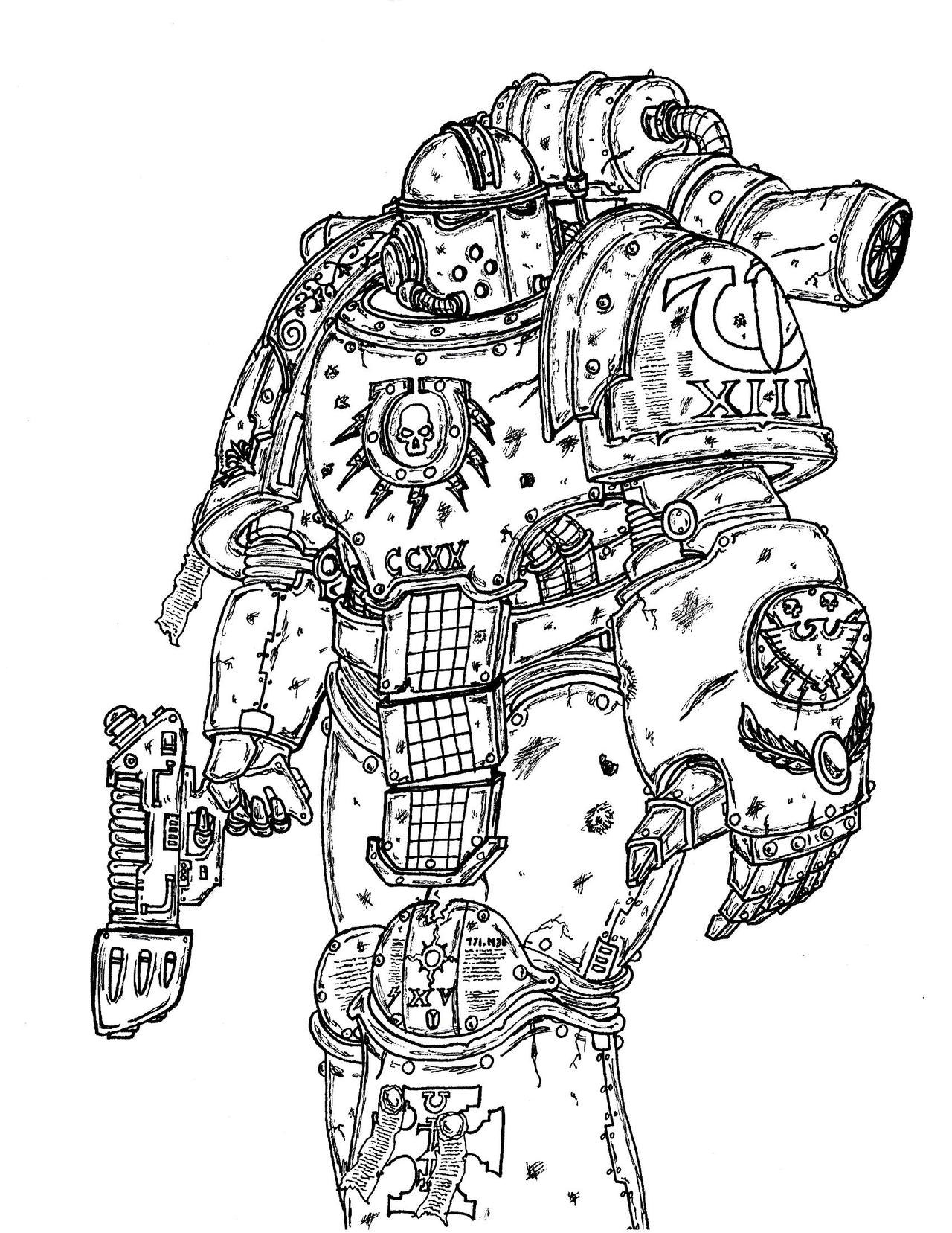 XIII Legion Veteran, Great Crusade-era.