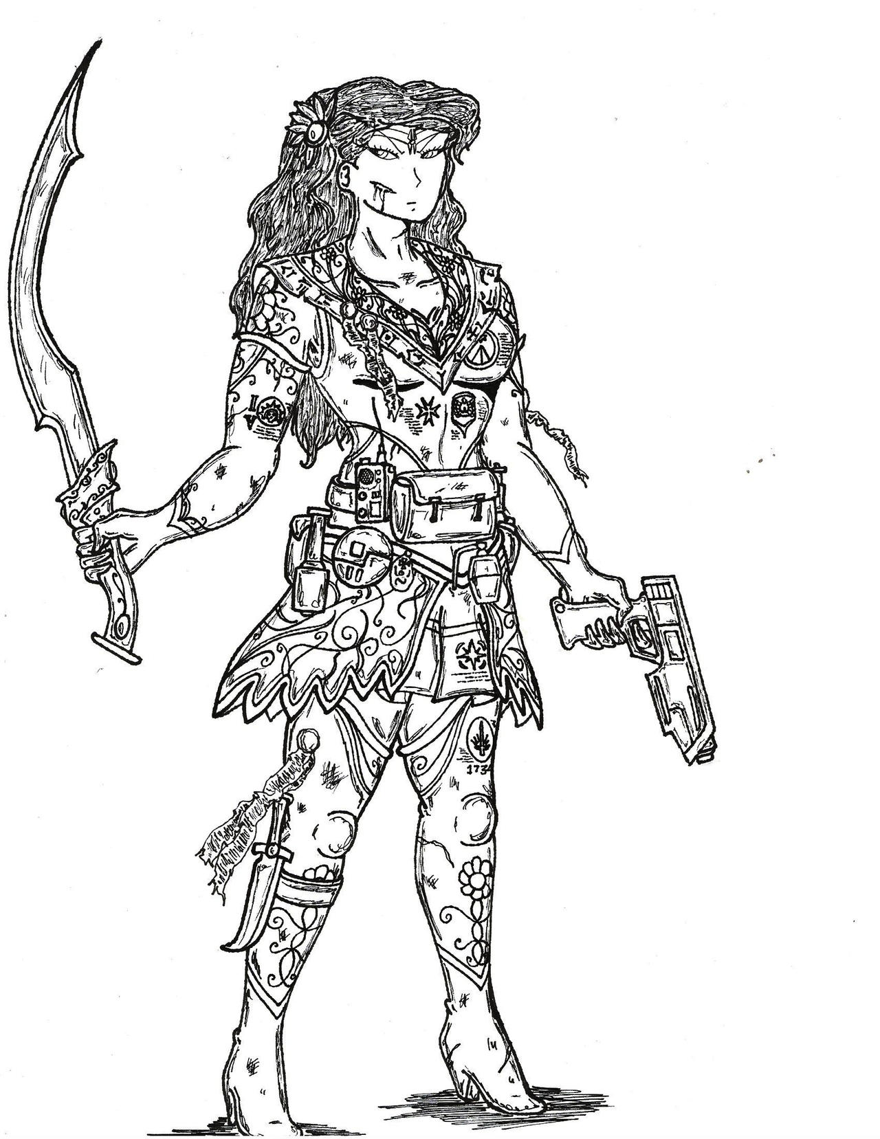 Warrior Sailor Senshi- Young Veteran.