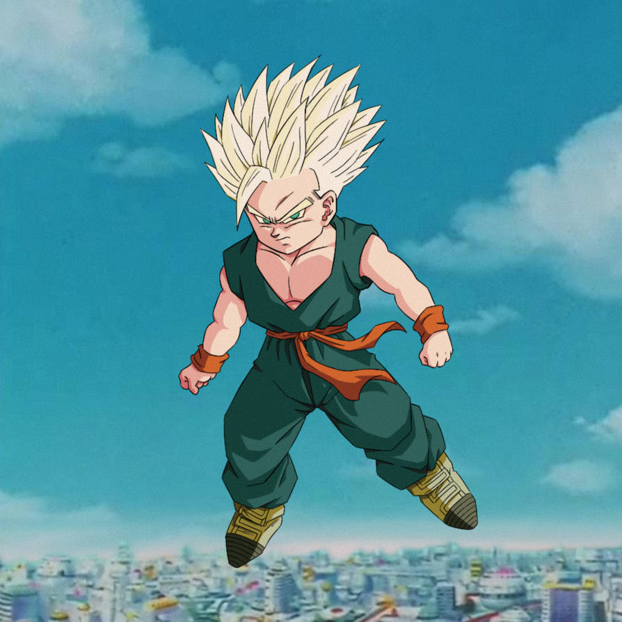 Kid Trunks Super Saiyan 2 by Dark-Crawler on DeviantArt