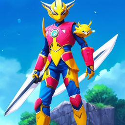 AI Art Digimon Ranger by StoneHero on DeviantArt