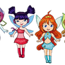 Winx Club Season 1 Chibi's