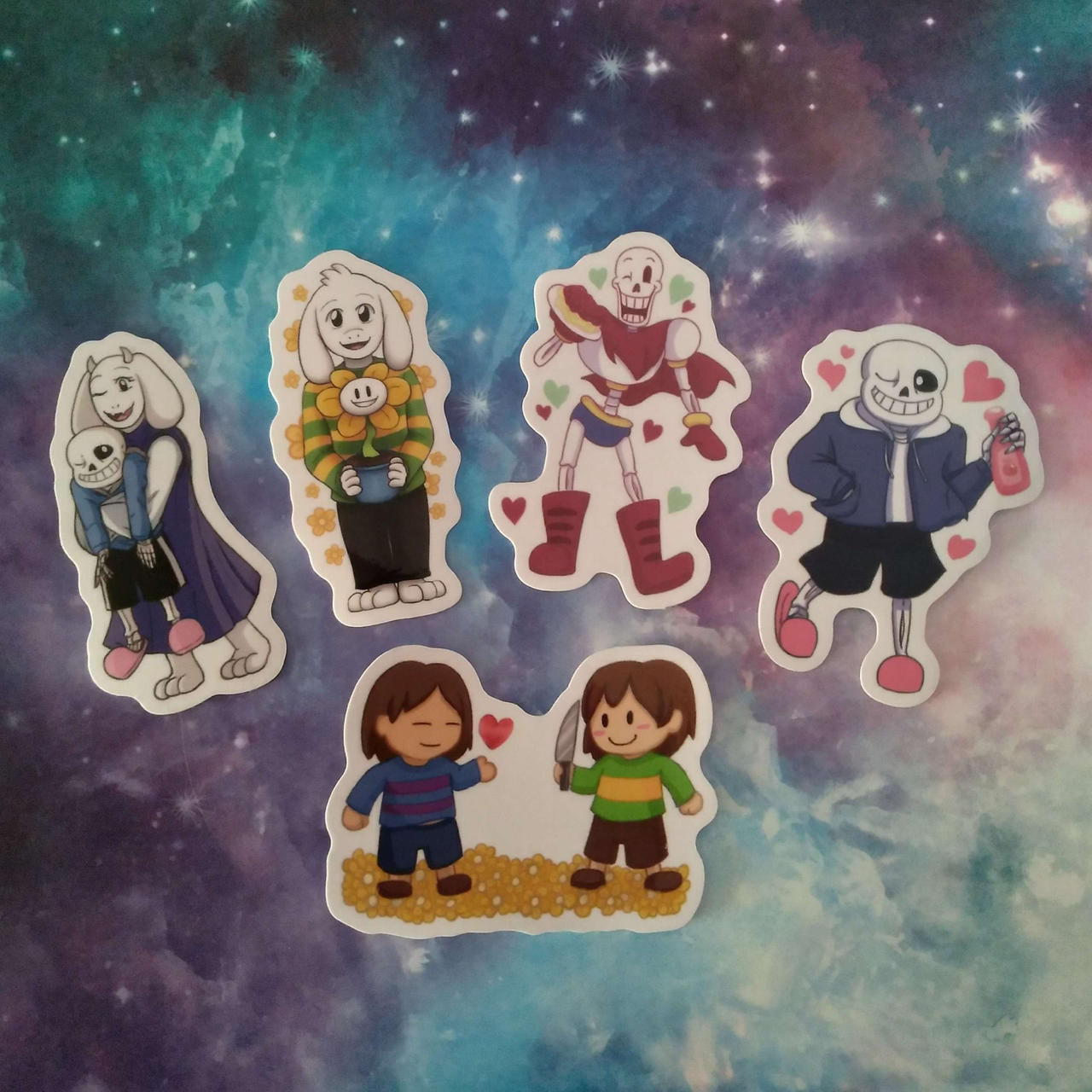 Undertale Sticker Set by Laytons-Gal on DeviantArt