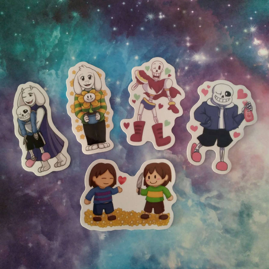 Undertale Sticker Set by Laytons-Gal on DeviantArt