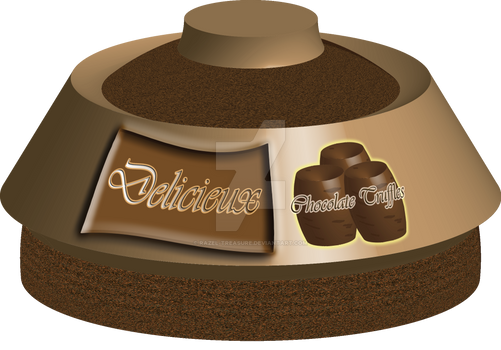 Delicieux Chocolate Truffles Container