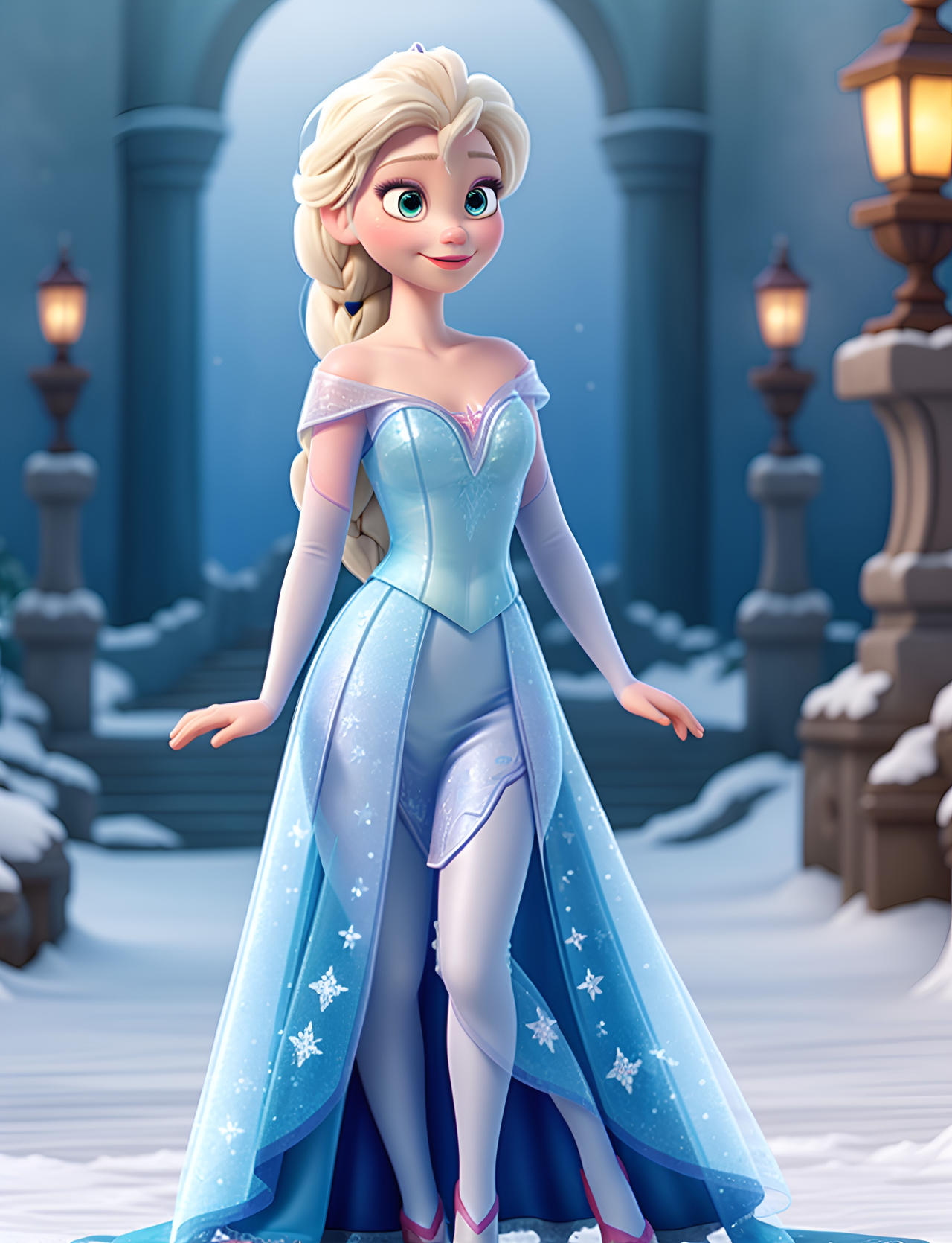 Disney Elsa by AIVoodoo on DeviantArt