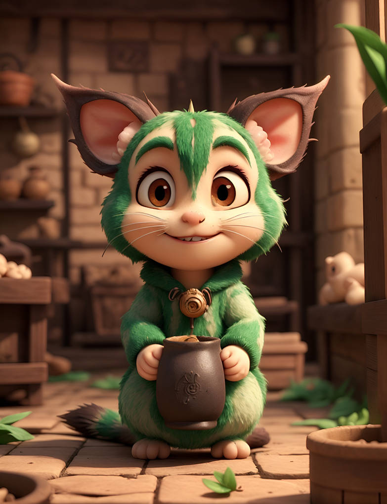 Mini Creatuere Cute Miniature Creature by AIVoodoo on DeviantArt