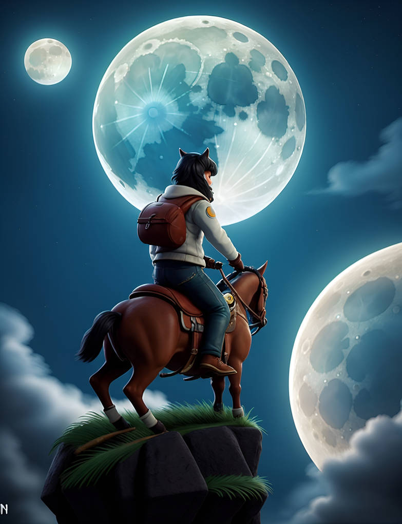 Moon Rider by AIVoodoo on DeviantArt