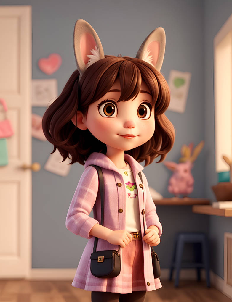 Cut Rabbit Girl Cute Rabbit Girl by AIVoodoo on DeviantArt