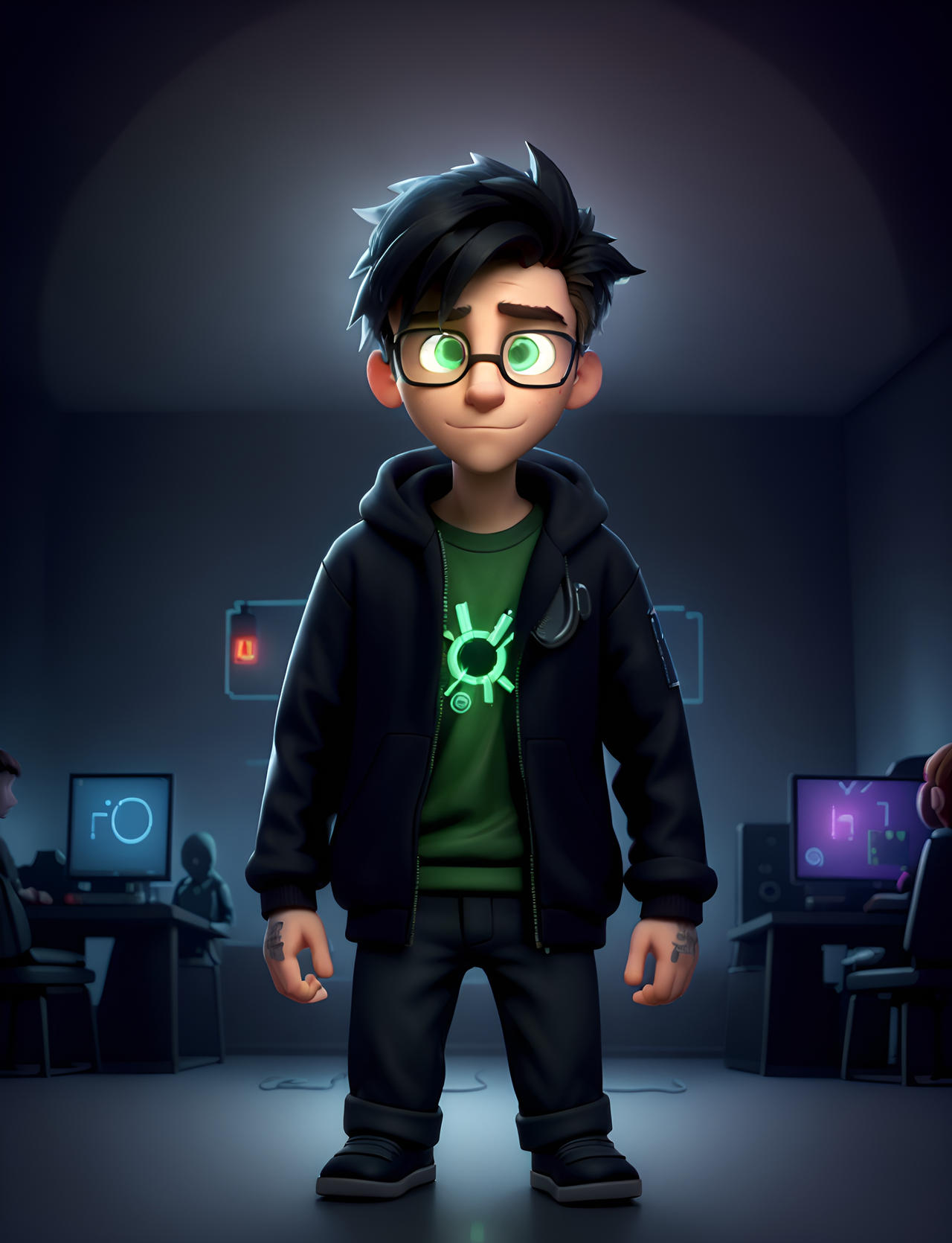 Hacker Villain Character by AIVoodoo on DeviantArt