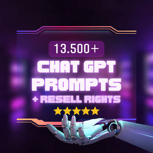 50% OFF ChatGPT Prompts with Resell Rights