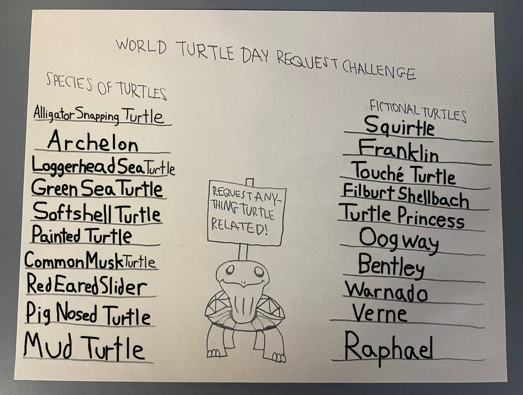 Python Turtle Challenge Sheet (Closed) World Turtle Day Request Challenge by NostalgicSakura on ...