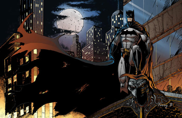 Batman - color by diabolicol on DeviantArt