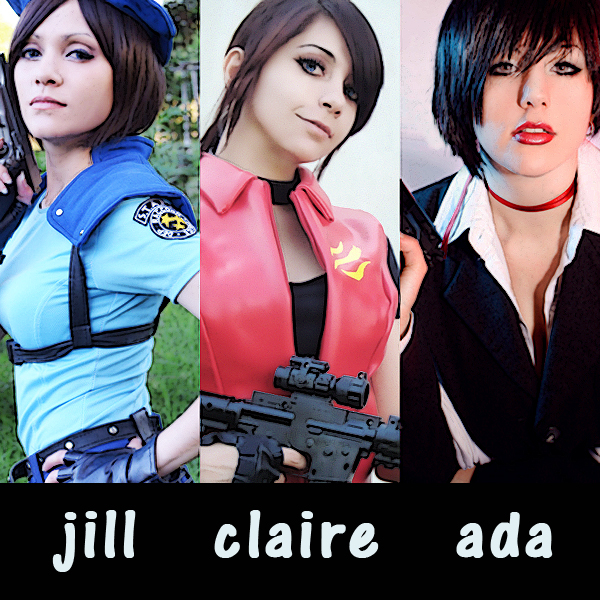 Jill Valentine, Claire Redfield, Ada Wong