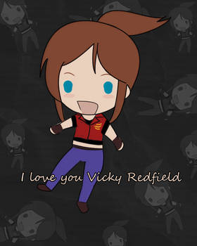 Claire Redfield loves Vicky
