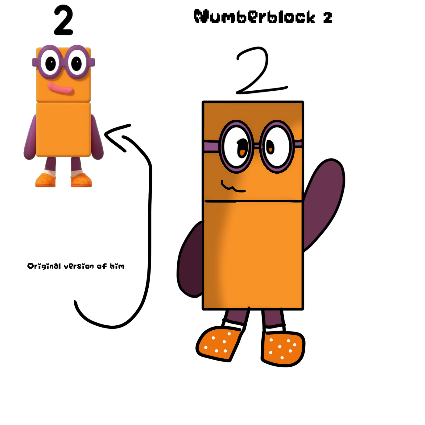 Numberblock 2 by PhilippinesCH1208 on DeviantArt