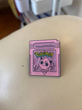 Jigglypuff gameboy pin