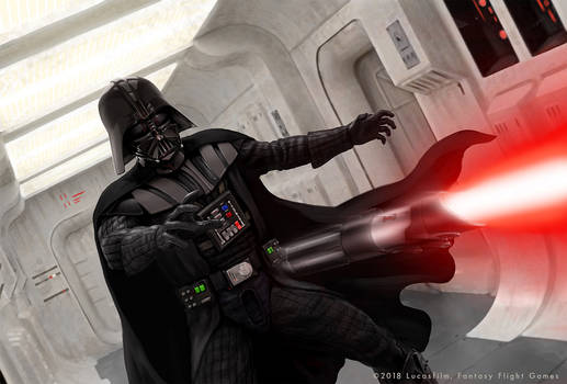 Vader Saber Throw by R-Valle