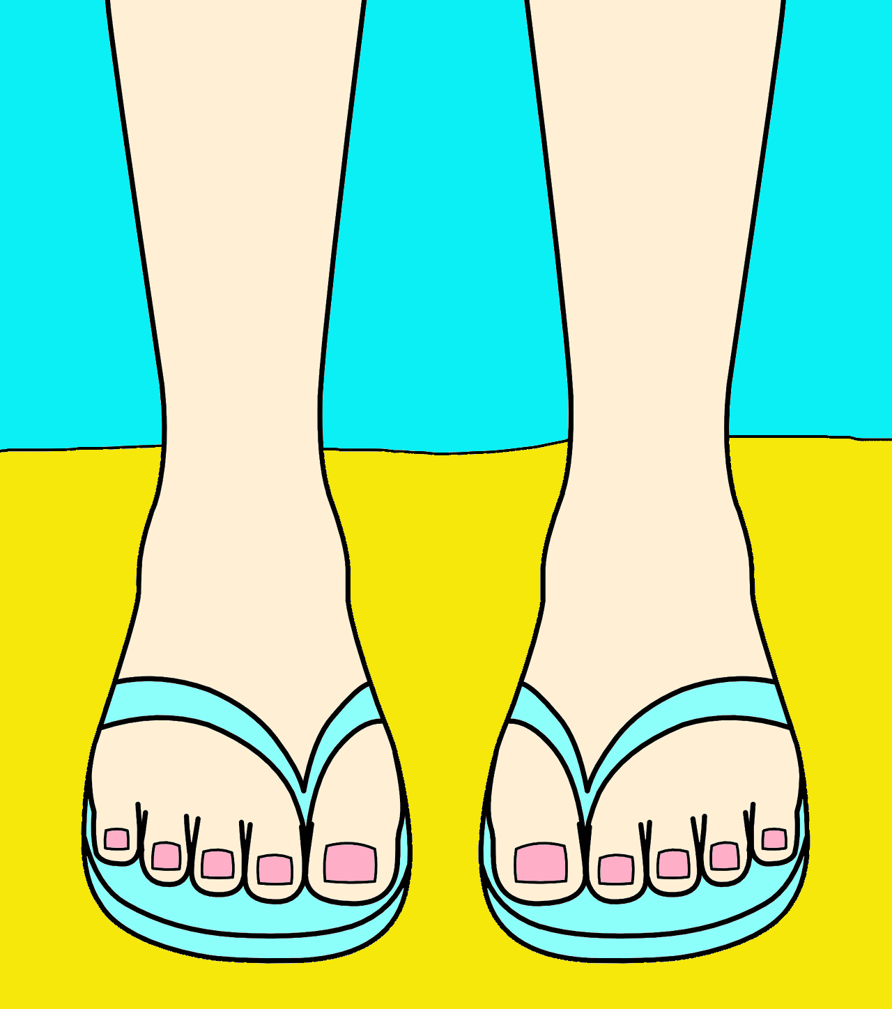 Henny top flip flops