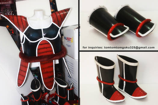 Dragonball Z Nappa and Raditz  saiyan armor